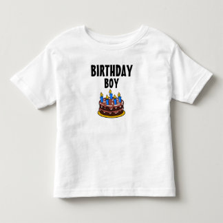 Verjaardag Boy Cake Peuter T-shirt