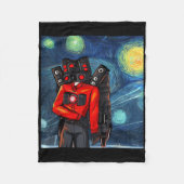 Verjaardag Boy Speakerman Video Game Controller Sp Fleece Deken (Voorkant)