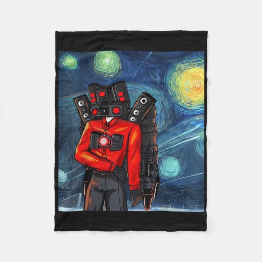 Verjaardag Boy Speakerman Video Game Controller Sp Fleece Deken (Voorkant)