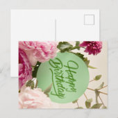 VERJAARDAG BRIEFKAART (Voorkant / Achterkant)