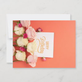 VERJAARDAG BRIEFKAART