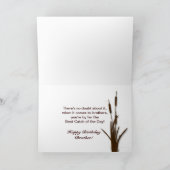 VERJAARDAG BROER - HERTENJAGER - Zonsondergang Kaart (Binnen)