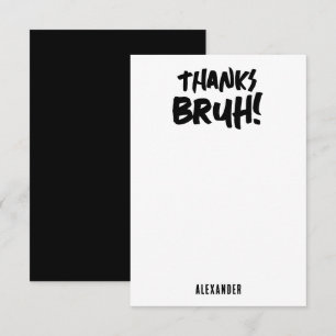 Verjaardag Bruh Boy's Teenager Teen Boy Bedankt