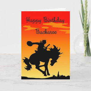 Verjaardag Buckaroo Kaart