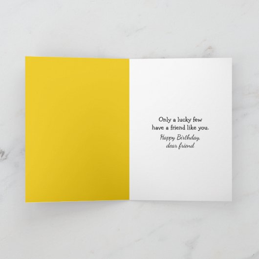 Verjaardag Bunny Vrienden Ruiken Een Gele Zonneblo Kaart (Binnen)