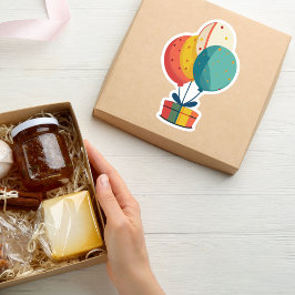 Verjaardag Cadeau ballonnen Sticker