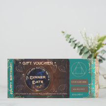 Verjaardag cadeaubon certificaat