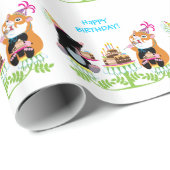 verjaardag cadeaupapier (Rol Hoek)