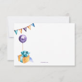 Verjaardag Cadeaus Horizontaal Wenskaart Kaart (Achterkant)