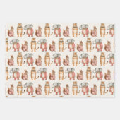 Verjaardag circusfestival inpakpapier vel (Voorkant 3)