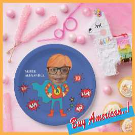 Verjaardag Comic ⚡ Fantastisch Speciaal Kind Papieren Bordje