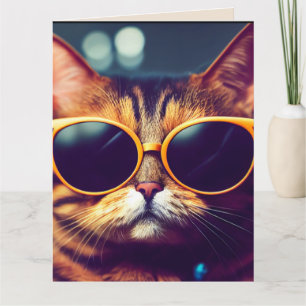 VERJAARDAG COOL CAT WENSKAARTEN KAART