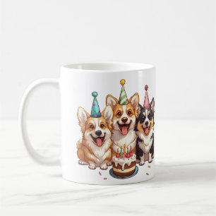 Verjaardag Corgi Dogs Koffiemok
