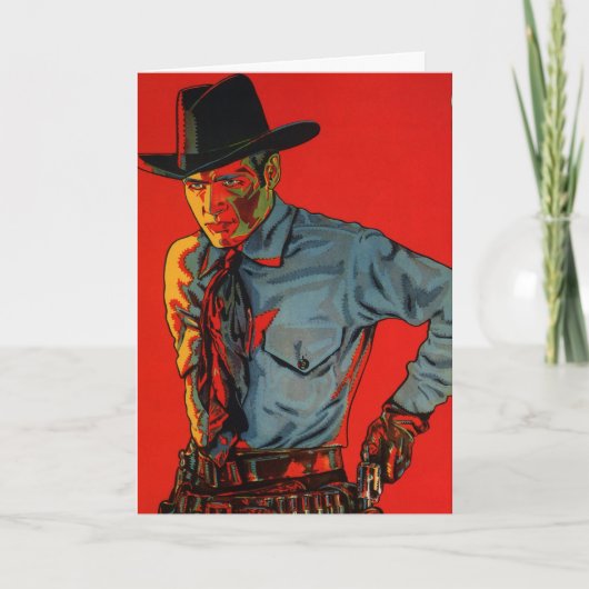 Verjaardag cowboy! Kaart (Voorkant)