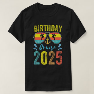 Verjaardag Cruise Cadeaus 2025 Matching Party Squa T-shirt