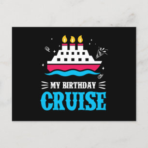 Verjaardag Cruise Cruisen Cruiseschip Vakantie Vak Briefkaart