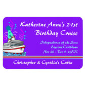 Verjaardag Cruise Custom Stateroom Deurmarkering Magneet (Horizontaal)