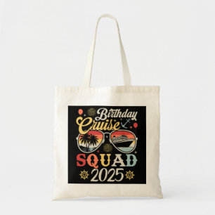 Verjaardag Cruise Squad 2025 Familie Matching Tote Bag