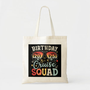 Verjaardag Cruise Squad 2025 Familie Matching Tote Bag