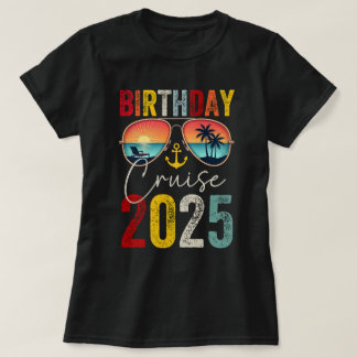 Verjaardag Cruise Squad 2025 T-shirt