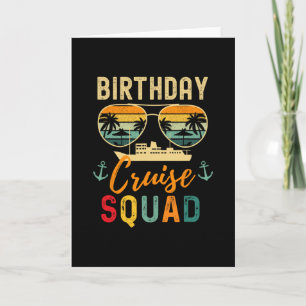 Verjaardag Cruise T-shirts 2025 Squad Familie Vaka Kaart