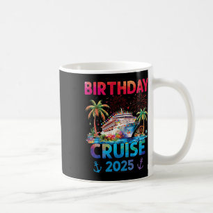 Verjaardag Cruise Trip Outfits 2025 Uni-volwassene Koffiemok