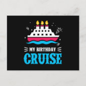 Verjaardag Cruise Varend Cruiseschip Vakantie Vaka Briefkaart (Voorkant)