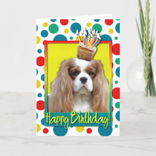 Verjaardag Cupcake - Cavalier - Blenheim Kaart