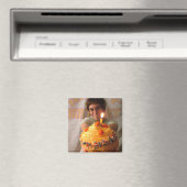 Verjaardag Cupcake Magneten (Insitu (Vaatwasser))