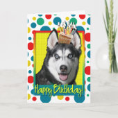 Verjaardag Cupcake - Siberische Schor Kaart (Voorkant)