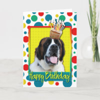 Verjaardag Cupcake - Sint-bernard - Mae