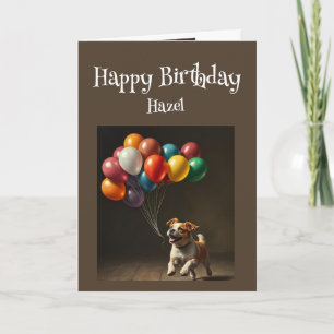Verjaardag Custom Naam Perfect Verjaardag Hond Bal Kaart