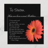 Verjaardag Cute Brother / Sister Broers en Zusters Briefkaart (Voorkant / Achterkant)