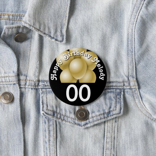 Verjaardag | DAGEN | Aanpassen Ronde Button 7,6 Cm (In situ)