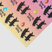 Verjaardag Dancing Black Beren Party Petten Ballon Tissuepapier (Detail)