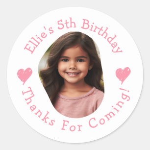 Verjaardag Dank u geeft de voorkeur aan elke leeft Ronde Sticker