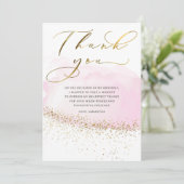 Verjaardag Dank u kaarten voor volwassenen (Staand voorkant)