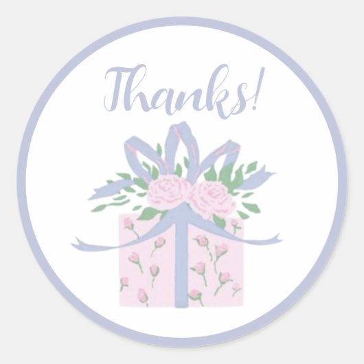 Verjaardag Dank u Stickers - Elke dag is een cadea (Voorkant)