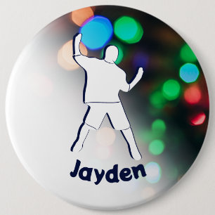 Verjaardag Dansfeest Verlichting Ronde Button 6,0 Cm