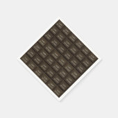 Verjaardag Dark Chocolate Snoep Bar Servet (Hoek)
