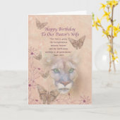 Verjaardag, de Vrouw van de Predikant, Poema en Kaart (Gele Bloem)