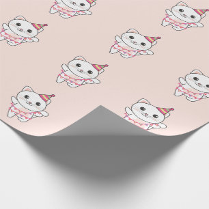 Verjaardag Dier Leuke Kat voor Kinderen Verjaardag Cadeaupapier