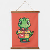 Verjaardag Dinosaurussen Hangend Wandkleed (Voorkant 3)