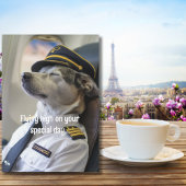 Verjaardag Dog Pilot & Airplane Cool Funny Aviatio Kaart