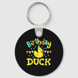 Verjaardag Eend Kinderen Meisjes Jongens Rubber Ee Sleutelhanger