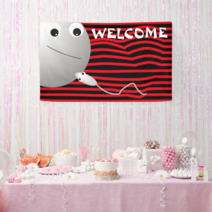 Verjaardag, ei, sperma, gelukkige verjaardag, lief spandoek