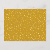 Verjaardag elke leeftijd Save the Date Agenda Goud Aankondigingskaart (Achterkant)