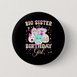 Verjaardag Familie Squish Squad Oudere Zus Van De  Ronde Button 5,7 Cm