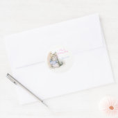 Verjaardag, Feest Beatrix Potter, Aangepast Ronde Sticker (Envelop)