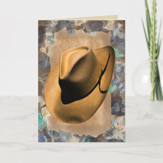 Verjaardag ?felicitaties? cowboy cowgirl hoed west kaart
